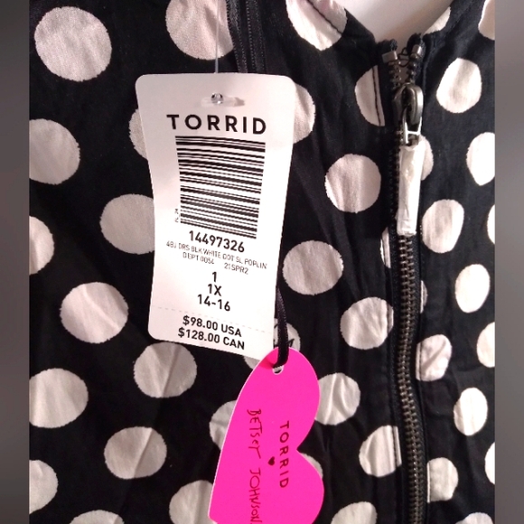 TORRID Plus Size Betsy Johnson Fit & Flare Dress - Picture 8 of 10